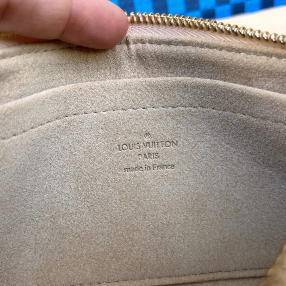 Authentic Louis Vuitton NEW Limited edition Mila Pochette Azur